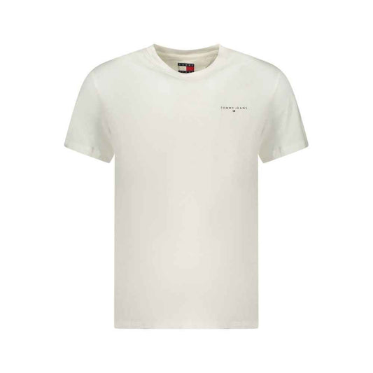 White Cotton Men's T-Shirt