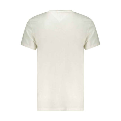 White Cotton Men's T-Shirt