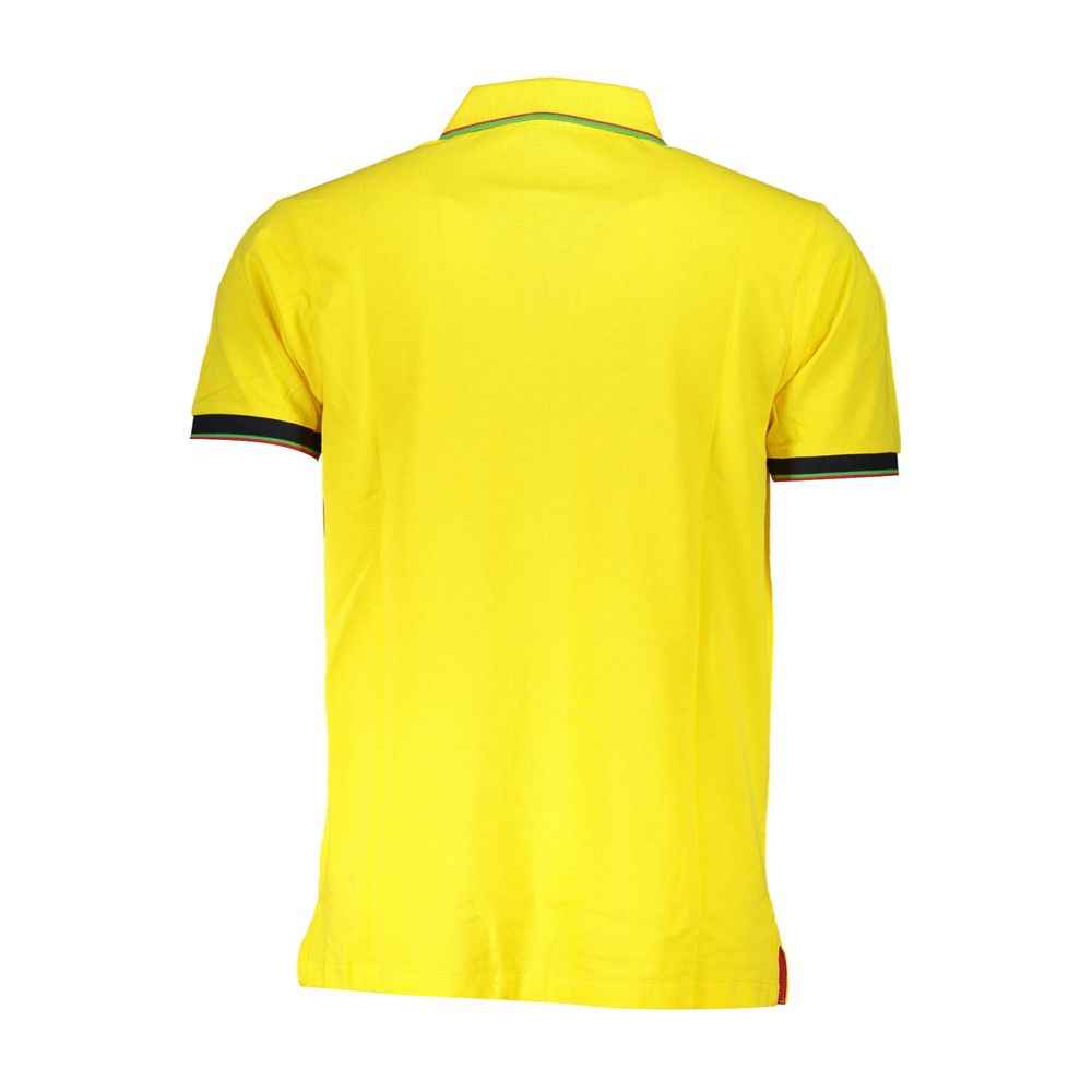 Yellow Cotton Men's Polo Shirt