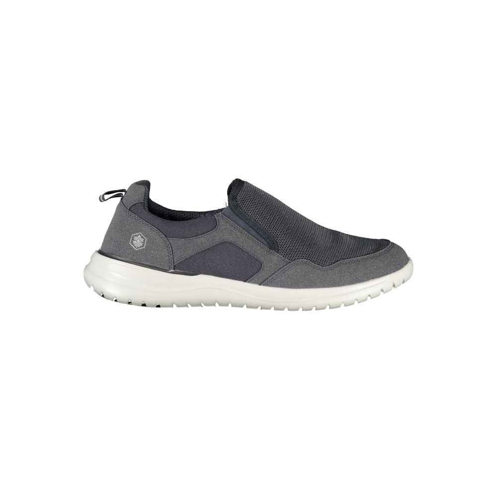 Blue Polyester Men's Sneaker