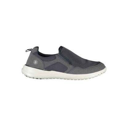 Blue Polyester Men's Sneaker