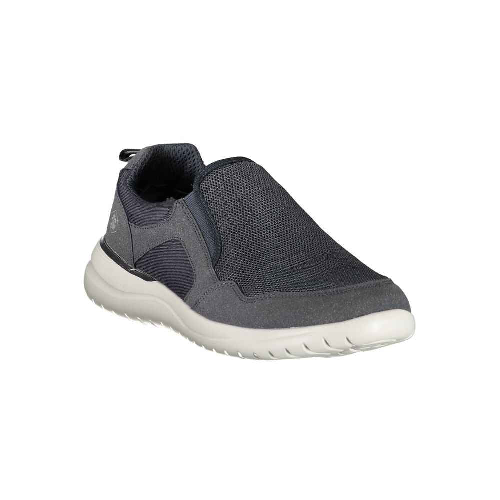 Blue Polyester Men's Sneaker