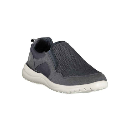 Blue Polyester Men's Sneaker