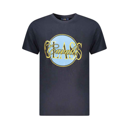 Blue Cotton Men's T-Shirt