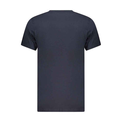 Blue Cotton Men's T-Shirt
