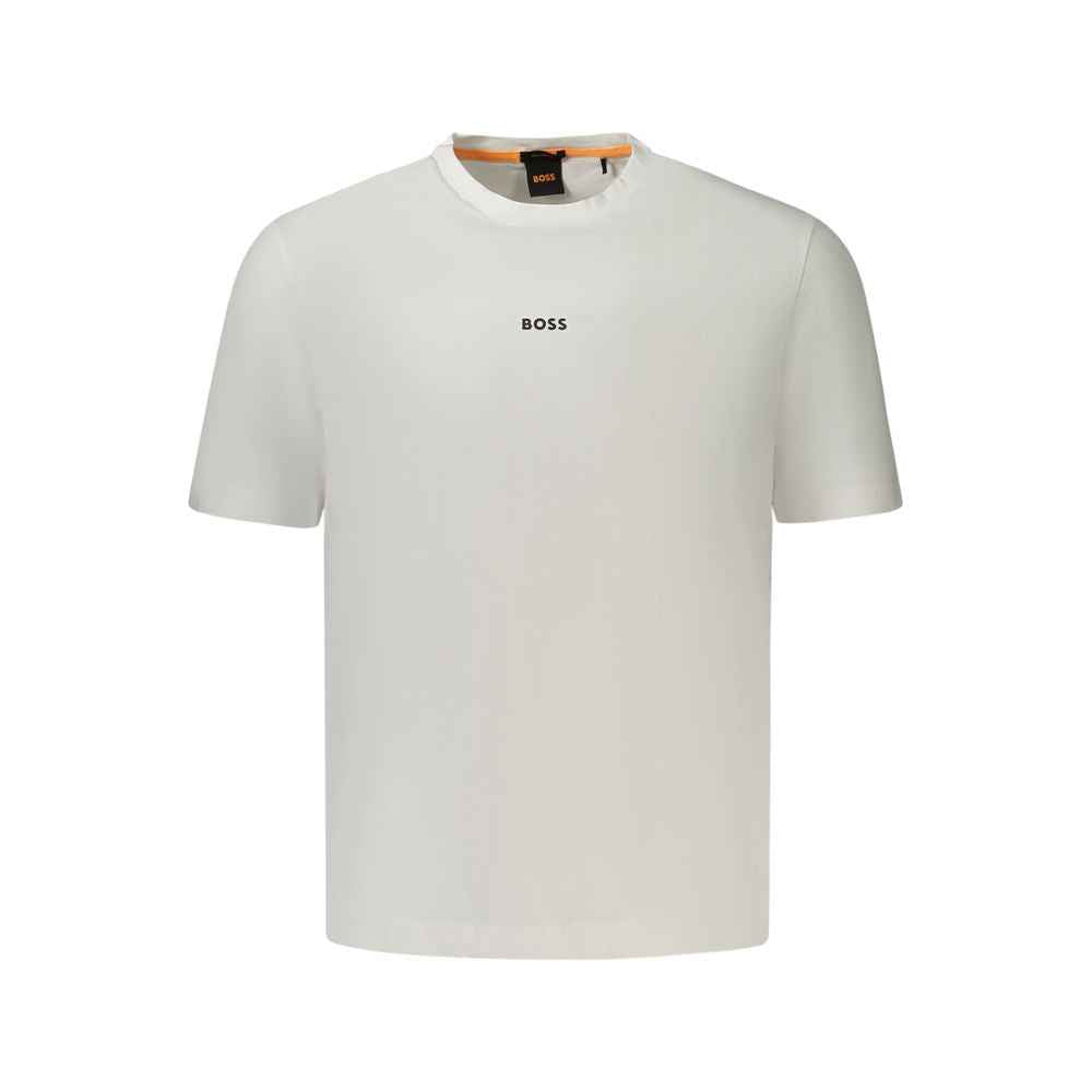 White Cotton Men's T-Shirt