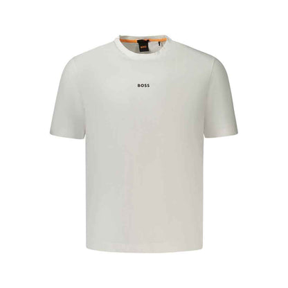 White Cotton Men's T-Shirt