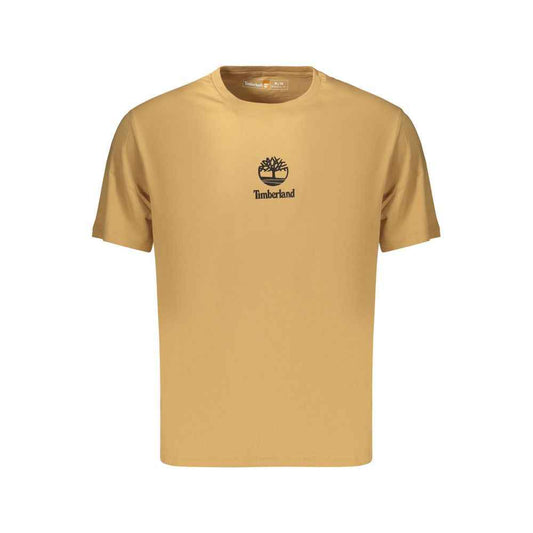 Brown Cotton Men's T-Shirt