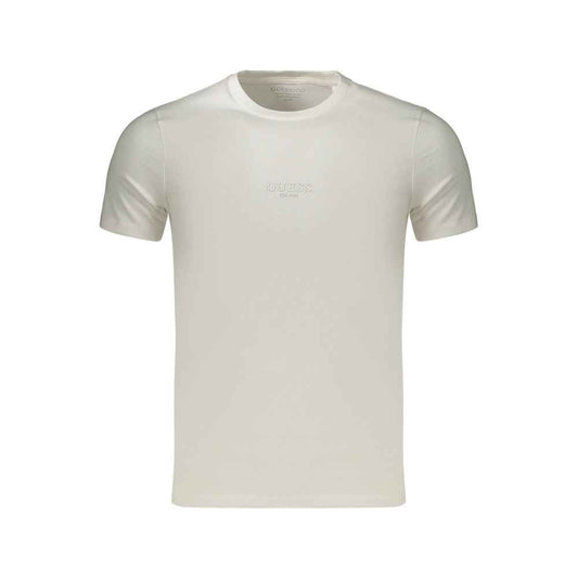 White Cotton Mens TShirt