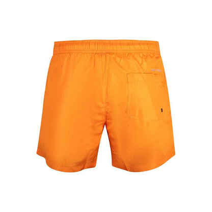Arancione Poliestere Uomo Swim Shorts
