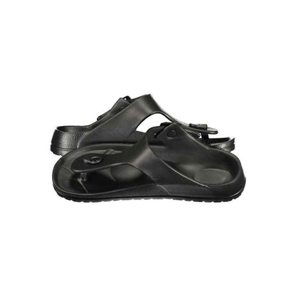 Black Plastic Men's Sandal