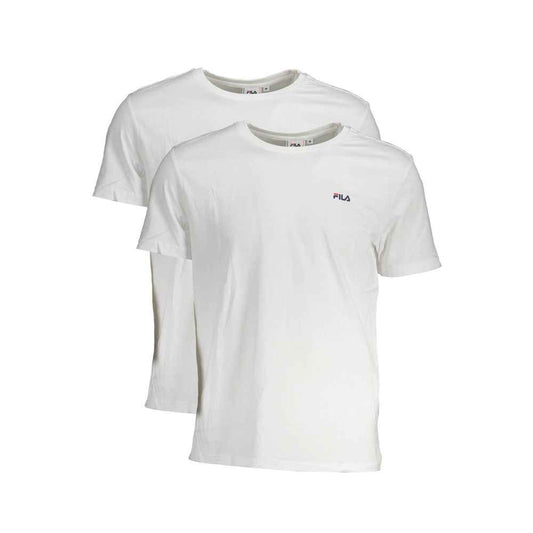 White Cotton Men's T-Shirt