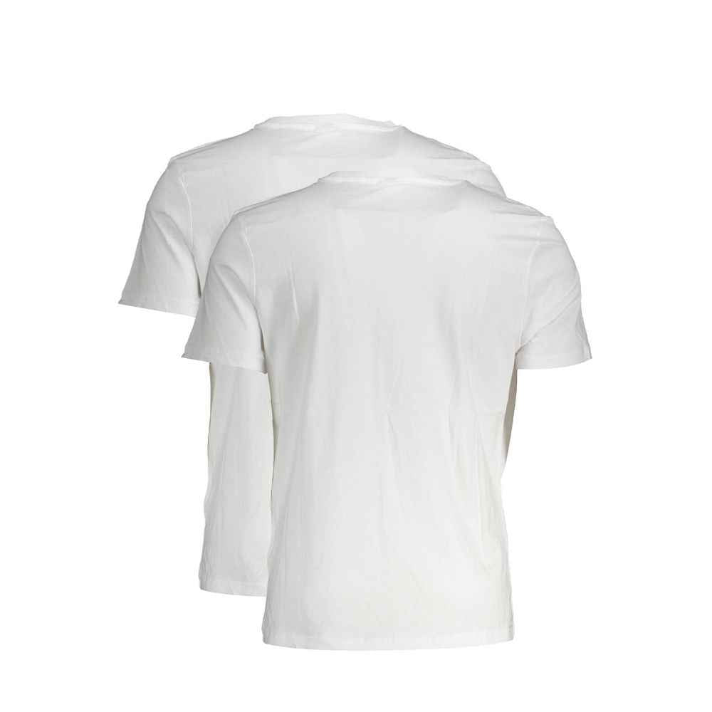 White Cotton Men's T-Shirt