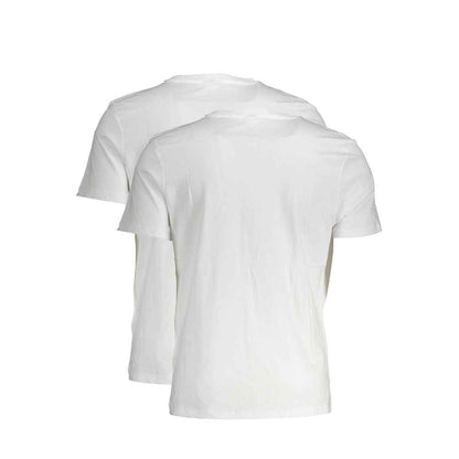 White Cotton Men's T-Shirt