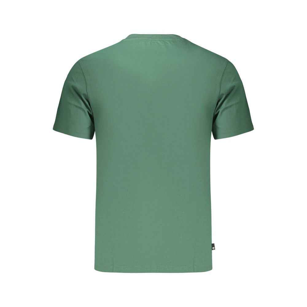 Green Cotton Men's T-Shirt