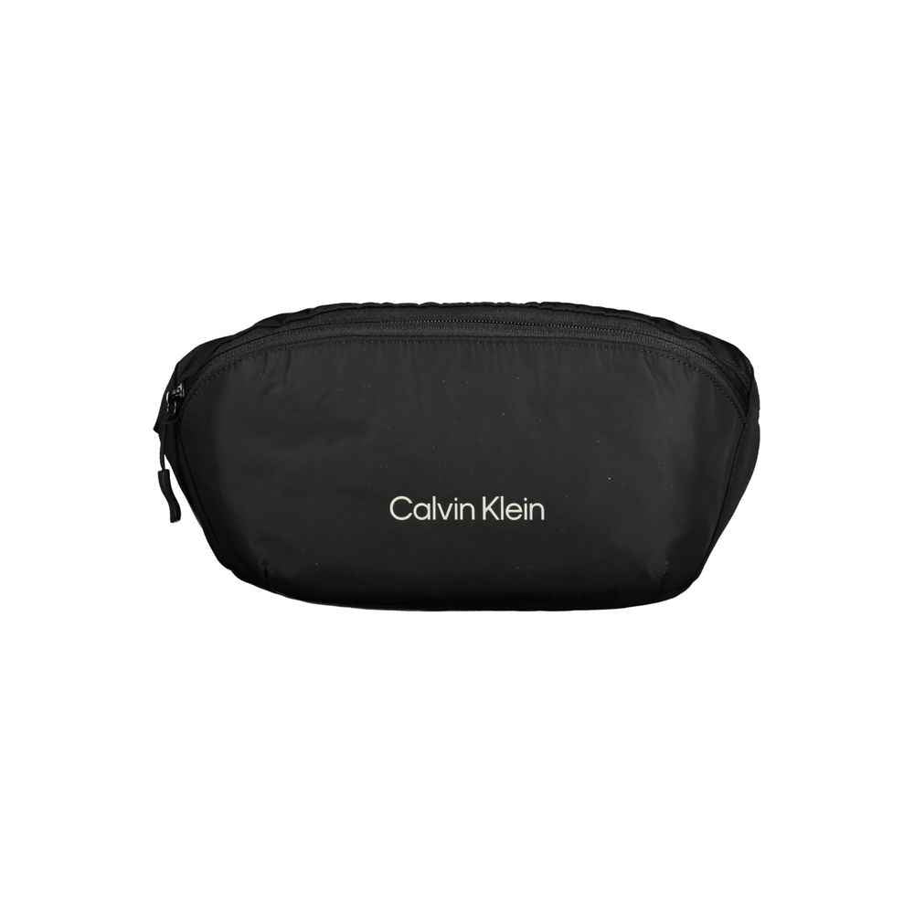 Black Polyester Men's Bag