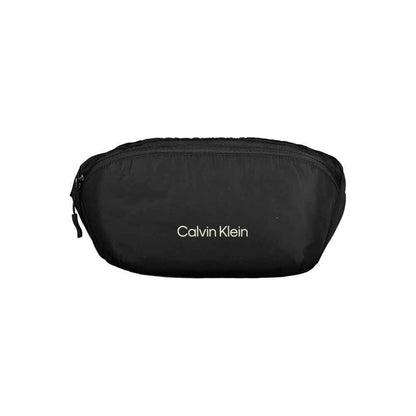 Black Polyester Men's Bag