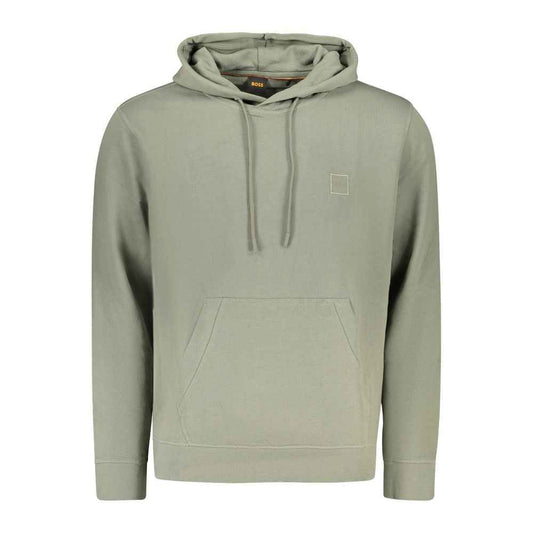 Green Cotton Men's Sweatshirt
