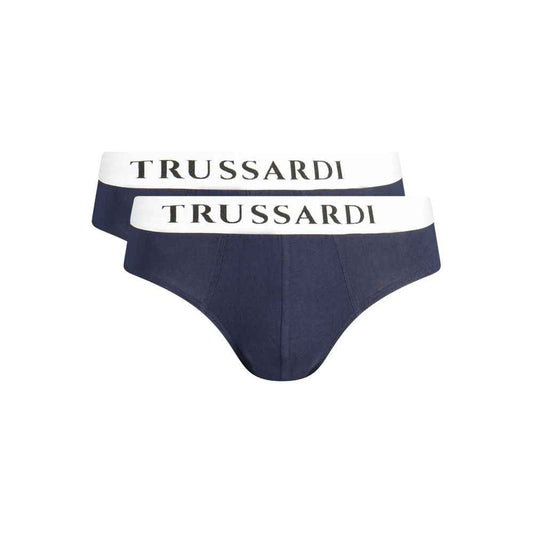 Blue Cotton Men's Underwear