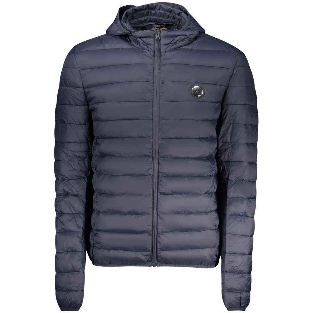 Blue Polyester Mens Jacket