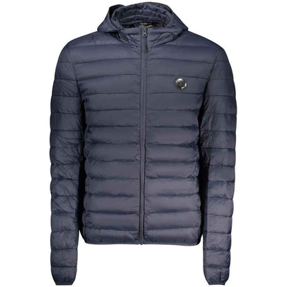 Blue Polyester Mens Jacket