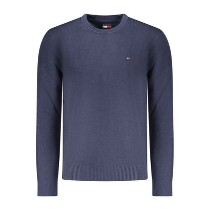 Blue Cotton Men's Sweater