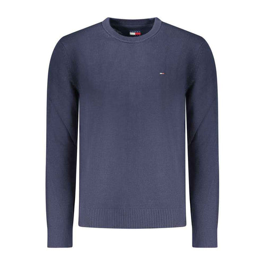 Blue Cotton Men's Sweater