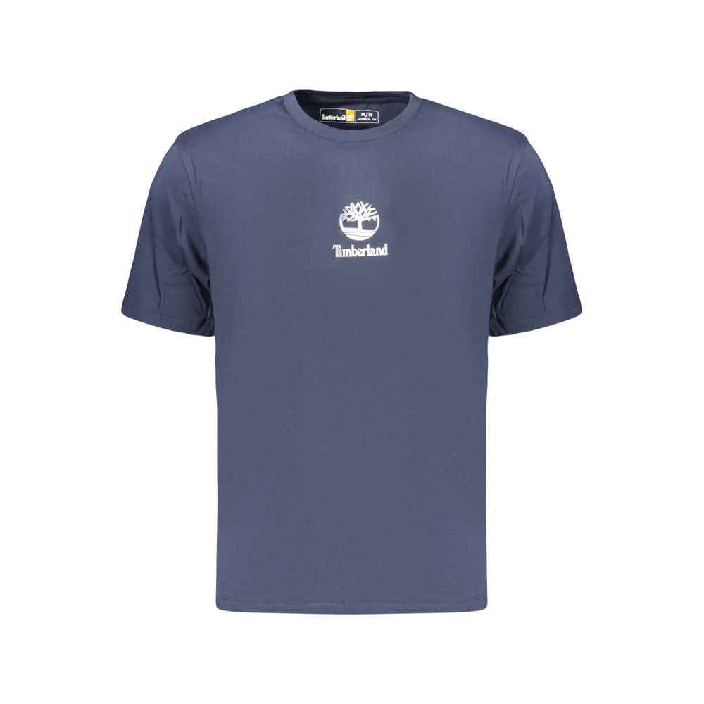 Blue Cotton Men's T-Shirt