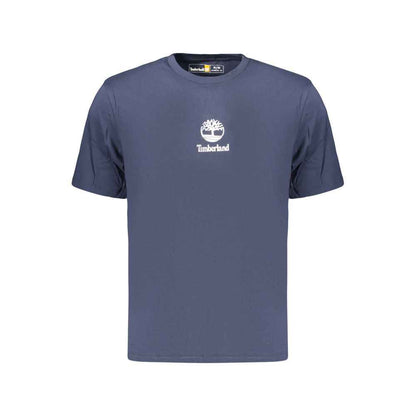 Blue Cotton Men's T-Shirt