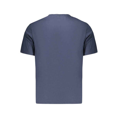 Blue Cotton Men's T-Shirt