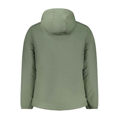 Green Polyester Shell Jacket