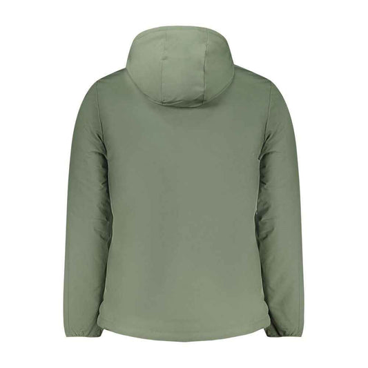 Green Polyester Shell Jacket