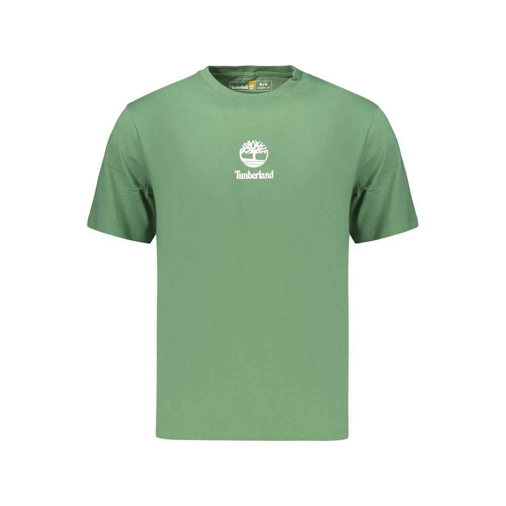 Green Cotton Men's T-Shirt