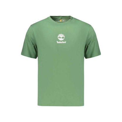 Green Cotton Men's T-Shirt
