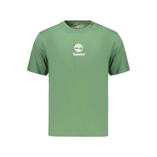 Green Cotton Men's T-Shirt