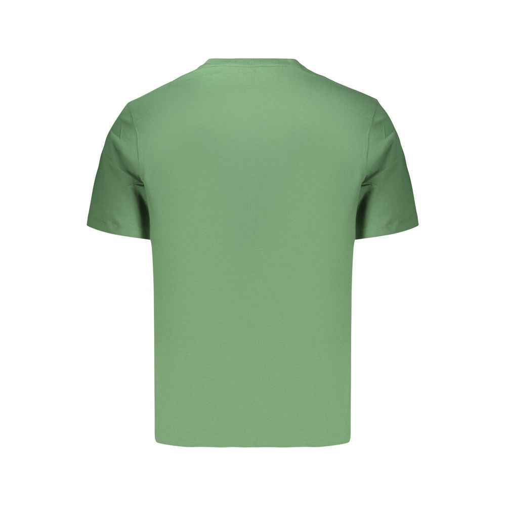 Green Cotton Men's T-Shirt