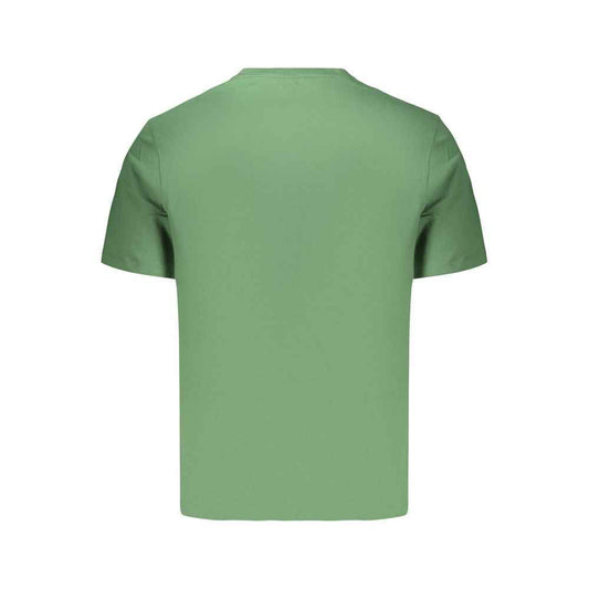 Green Cotton Men's T-Shirt