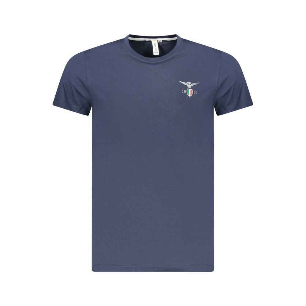 Blu Cotton Mens T-Shirt