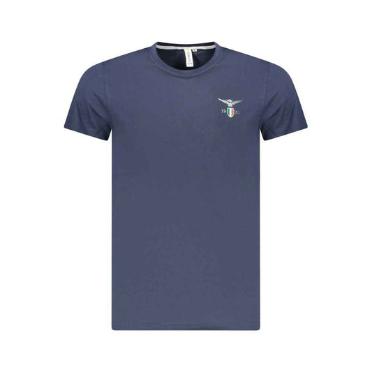 Blu Cotton Mens T-Shirt