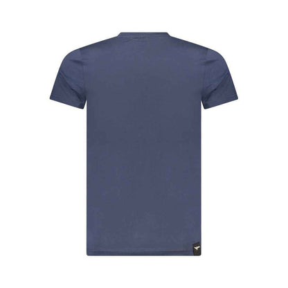 Blu Cotton Mens T-Shirt