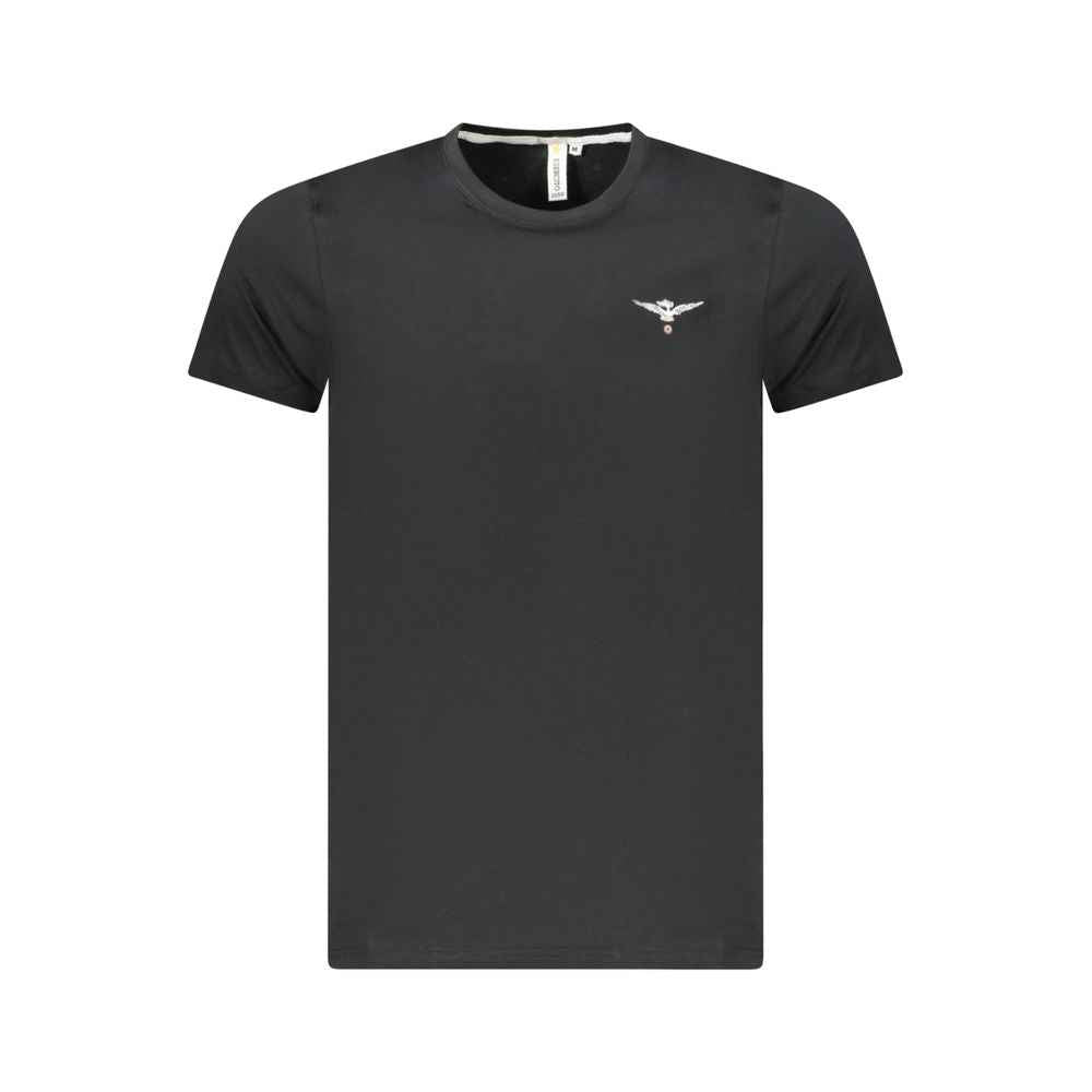 Black Cotton Men's T-Shirt