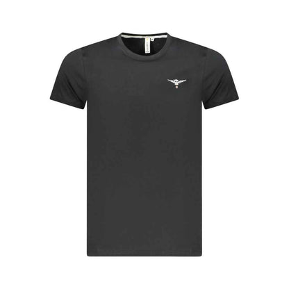Black Cotton Men's T-Shirt