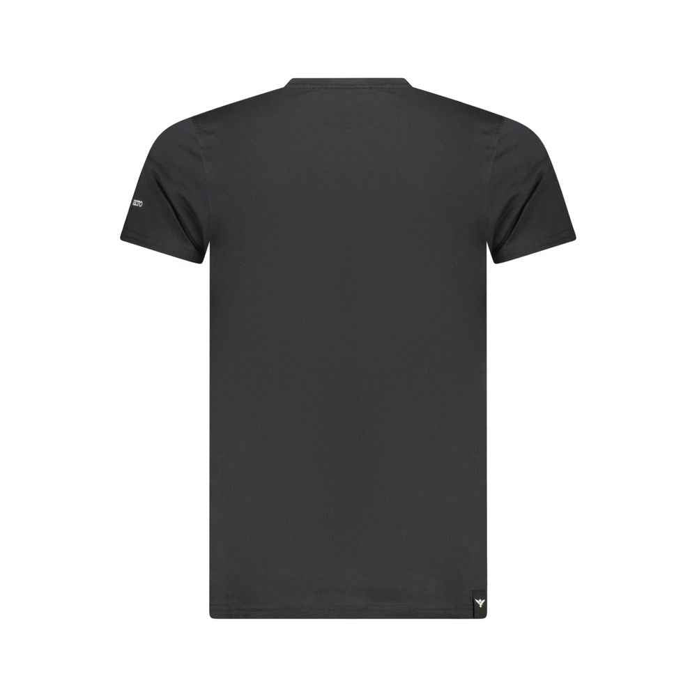 Black Cotton Men's T-Shirt