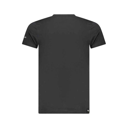 Black Cotton Men's T-Shirt