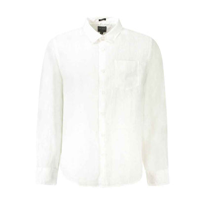 White Linen Mens Shirt