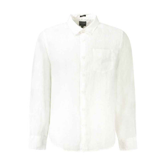White Linen Mens Shirt