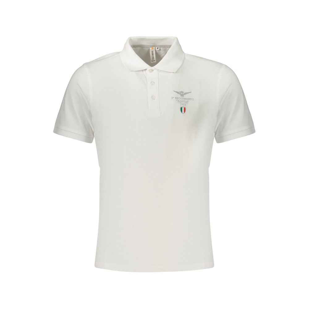 Bianco Cotone Uomo Polo