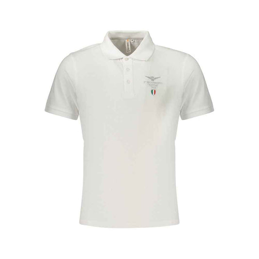 Bianco Cotone Uomo Polo
