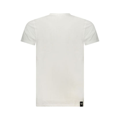White Cotton Men's T-Shirt