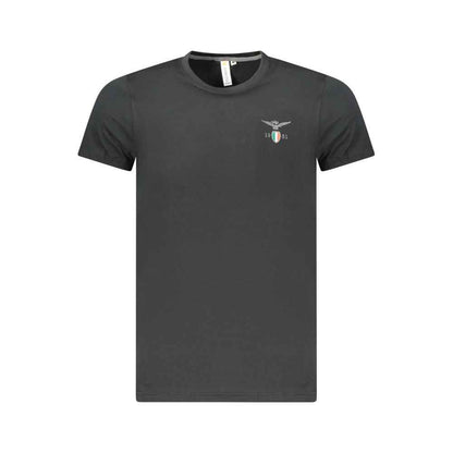 Black Cotton Men's T-Shirt